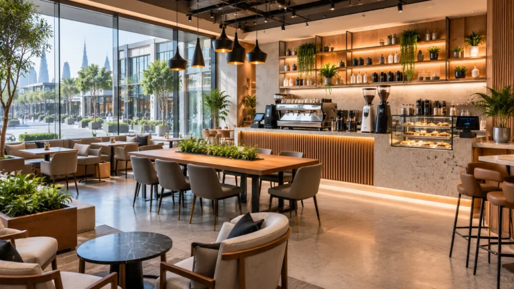 Speciality café: City Walk, 1,100 sqft, 7-week turnaround